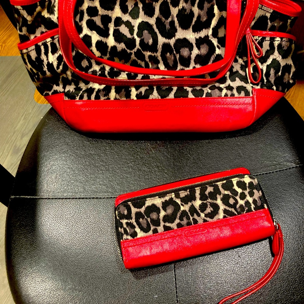 Coach Animal Print Bag Gem